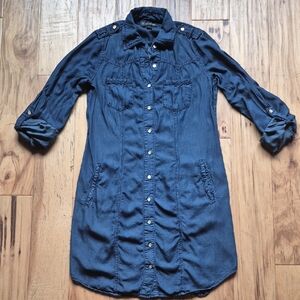 INC International Concepts Blue Denim Dress